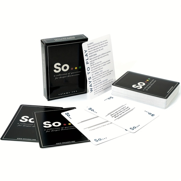 So Cards - Djupgående och Intressanta Diskussionsspelkort