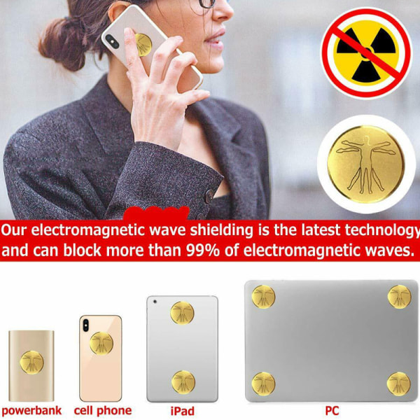 Anti-strålskydd mobil klistermärke 1pcs