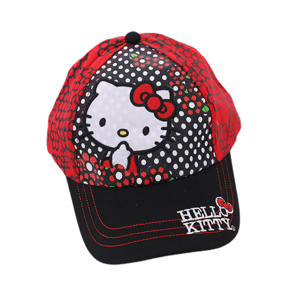 Barnflickor Katt Basebollkeps Justerbar Snapback Solhatt Presenter Red