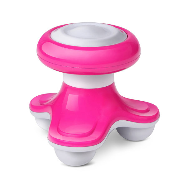 Elektrisk Mini Massager för Nacke, Axlar - Vågrörelse och Vibration för Avkoppling rose red