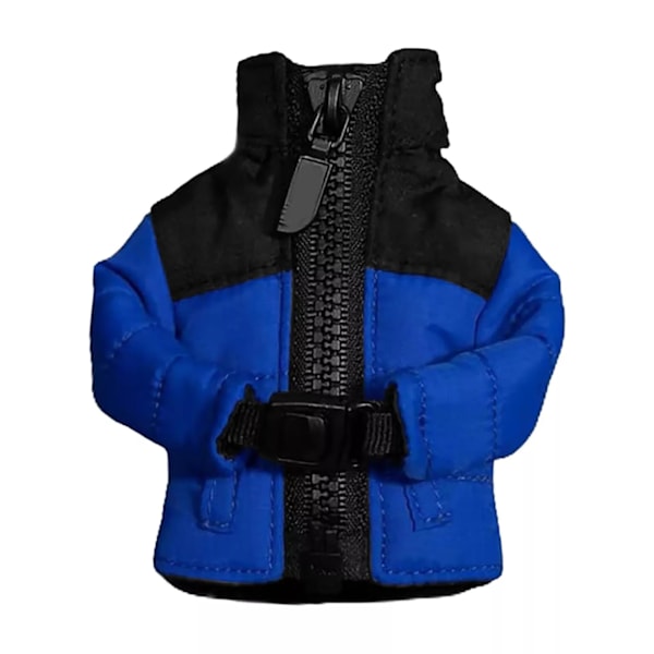 Mini untuvatakki avaimenperä lelut Mini takki riipus avaimenperä Ystävänpäivälahja Blue