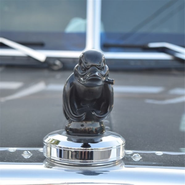 3D Rolig Arg And Hood Ornament Kit Bilhuv Ornament Dekoration black