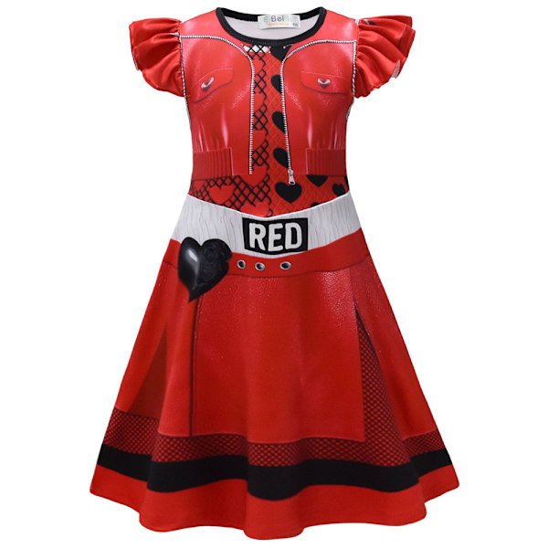 Tyttöjen Descendants 4 -asu Prinsessa Halloween-asu Mekko Juhlat Hieno hame Syntymäpäivälahjat 150cm
