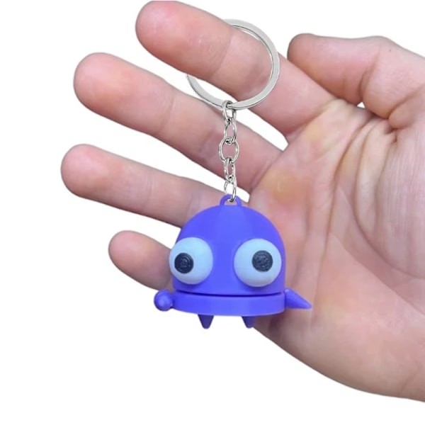 Game Repo Anka R.E.P.O Repo Knäböj Figur Anime Tecknad Leksak Nyckelring Purple