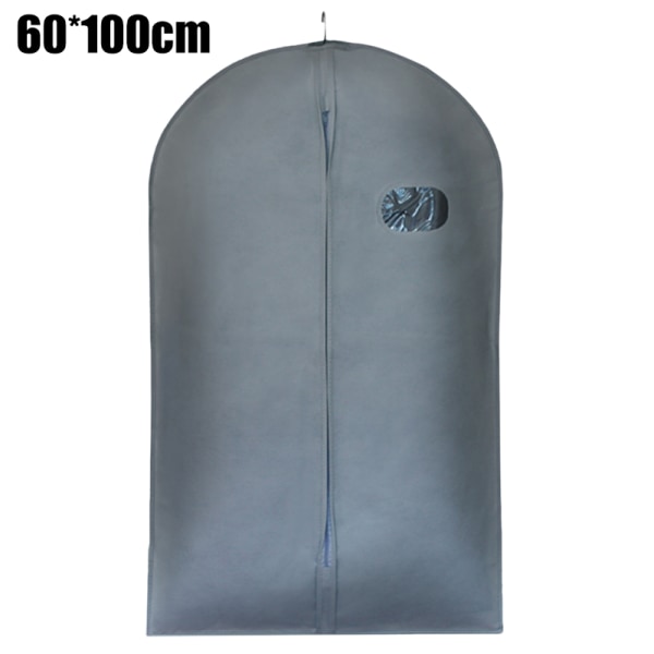 Stor hängande kostym klädrock väska klädskydd Grey - 5 PC M