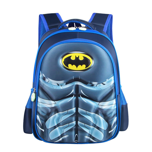 Rygsæk til småbørn, skolesæk til studerende, vandtæt og let Batman