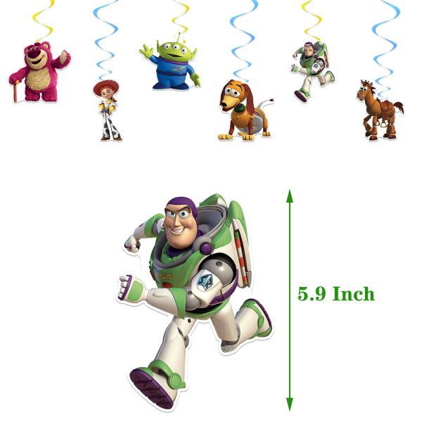 Toy Story Buzz Lightyear Födelsedagsfest Dekor Banner Ballong Kit
