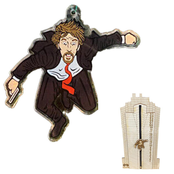 Adventskalender 2023 Jul Hans Gruber Fallande Från Die Hard 1