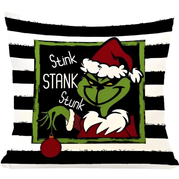 Julgrinch Kuddfodral Dekoration Julgåva Hem C