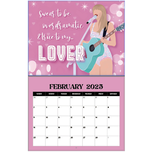 Taylor Swift 2025 Kalender Eras IN MY 2025 ERA Kalender Taylor Swift Kalender