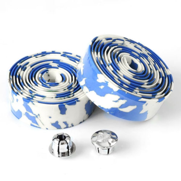 Pyörän mukavuusteippi ohjaustangon tankonauha White Blue