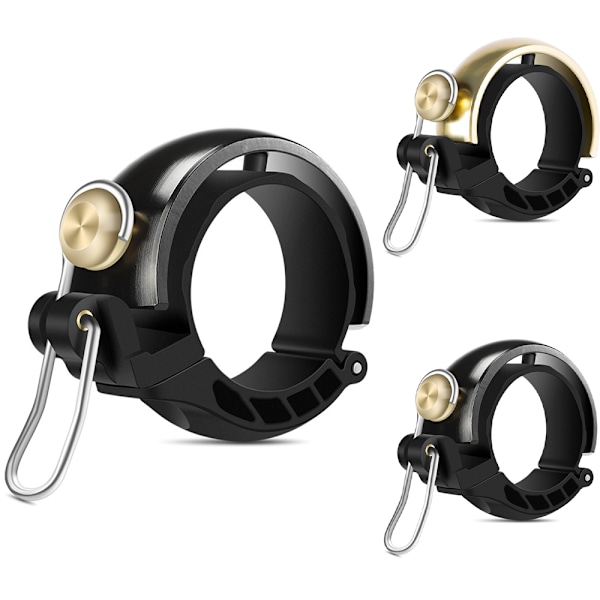 Mini Cykelklocka Ring Ljud Styr Alarm Vägcykelklocka black