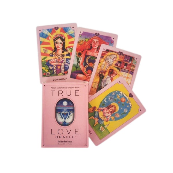True Love Oracle: 36 förgyllda kort och 96-sidig bok (kort)