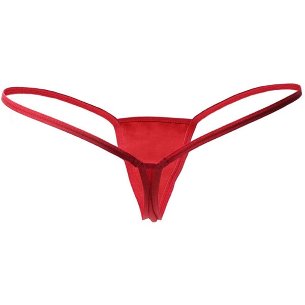 Kvinnors sexiga mini-string Micro G-string underkläder Red XL