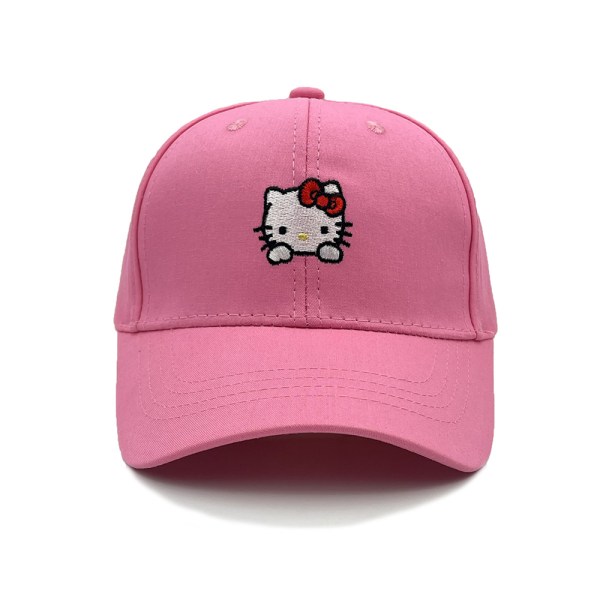 Sanrio Broderad Baseballkeps för Barn Pojkar Flickor Cartoon Justerbar Sport Solhatt KT Cat