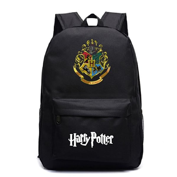 Harry Potter Reppu Lapsille Pojat Opiskelija Koululaukku Olkalaukut Suuri Matkareppu Black 30*12*42cm