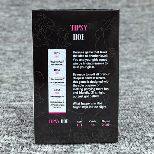 Tipsy Hoe Pigeaften Spil - Kvinde Party Aften Spil Shower Spil Drikkespil