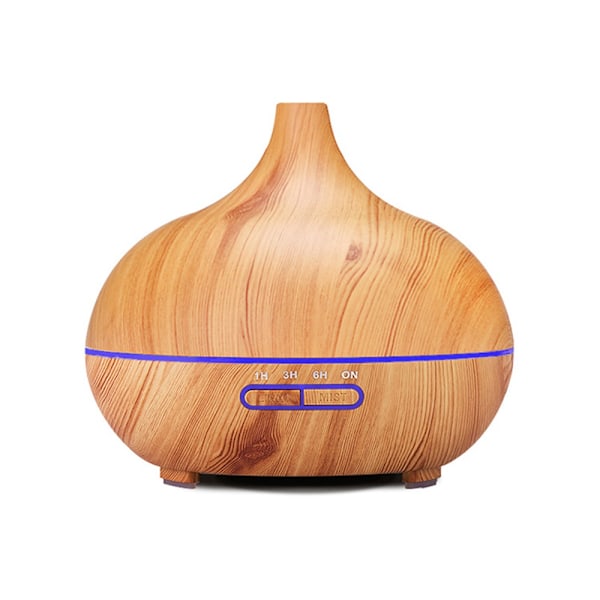 Diffuser, Luftfugter, 7 Farveskift, 500 ml Vandtank, til Soveværelse, Kontor, Yoga, Spa