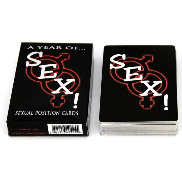 Sexposekort för vuxna - grafisk bild, den mest populära sexställningen