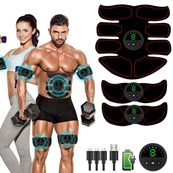 EMS Training Toning Bälte Muskelbälte Abdominal ABS-stimulator host