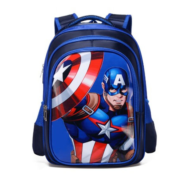 Ryggsäck för barn Superhjälte Spiderman Superman Skolväska Captain America