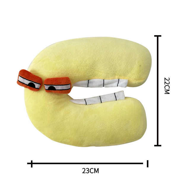 Alphabet Lore Plyschleksak Fylld Plushie Söt Docka Julgåva Barn C