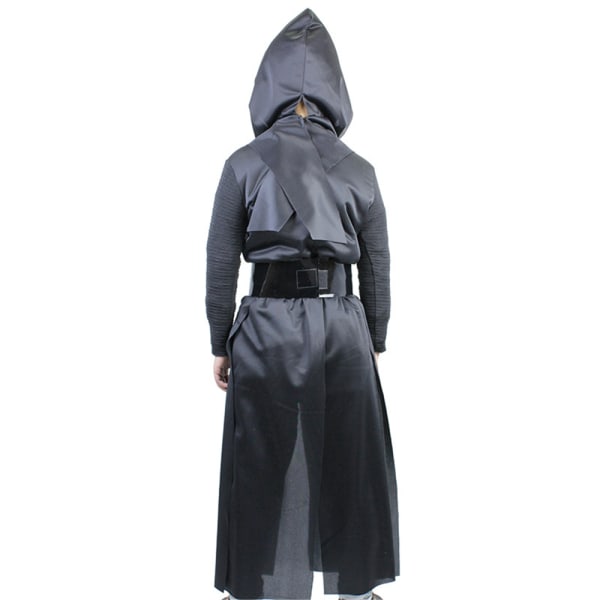 Barnpojkar Kylo Ren Cosplay Kostym Ben Solo Jedi Warrior Festkläder Outfit Set L