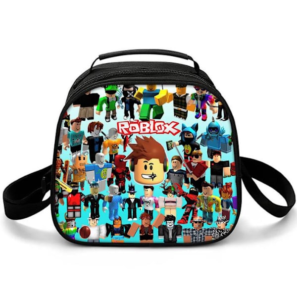Roblox Madkasse Taske Til Børn Skole Bærbar og Genanvendelig A