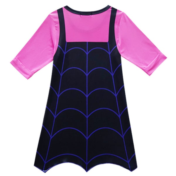 Barn Party Anime Cosplay-dräkt Vampyrflicka Klänning Kortärmad Dress 120cm