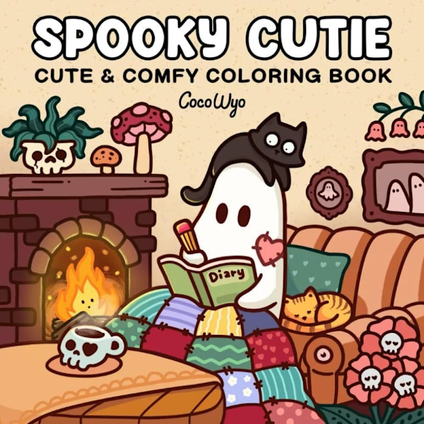 Cozy Friends Comfy Days Malebog for Voksne Teenagere, Øjeblikke til Afslapning B