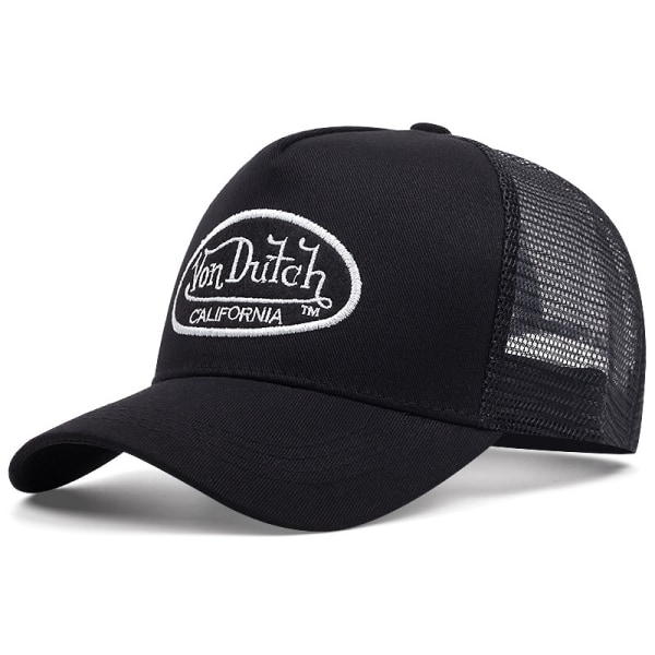 Herr & Dam Von Dutch Basebollkeps Andningsbar Broderad Mesh Trucker Solhatt B