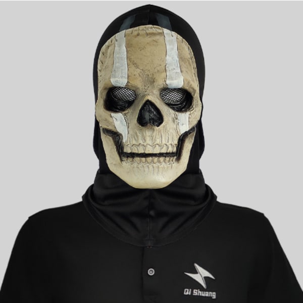 Menneske Skelet Maske Kostume Halloween Jul Cosplay Rekvisit E
