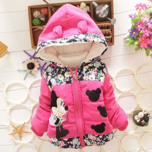 Barn Baby Flickor Cartoon Minnie Mouse Watermelon