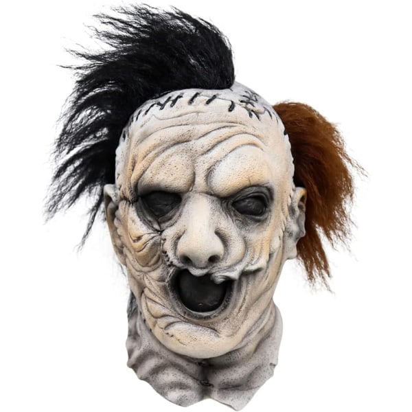 Killer Mask Halloween Cosplay Kostym Skräck Skräck Mask Party Having hair