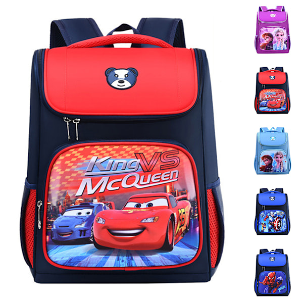 Fryst Marvel Cartoon Tryckt Ryggsäck Casual Ryggsäck Affisch Lätt Stor Kapacitet Resa Laptop Ryggsäck E