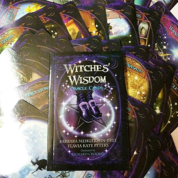 Witches Wisdom Oracle-kort En 47-korts set