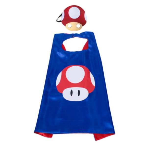 Super Mario Cosplay kostymkappa och set Födelsedagspresent F