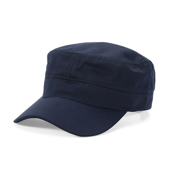 Army Cap Basic Hverdag Militær Stil Hat Herre Army Hats navy bule