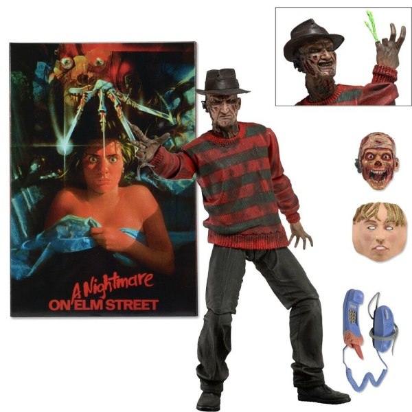 Freddy Krueger Nightmare Actionfigur Halloween Leksaker