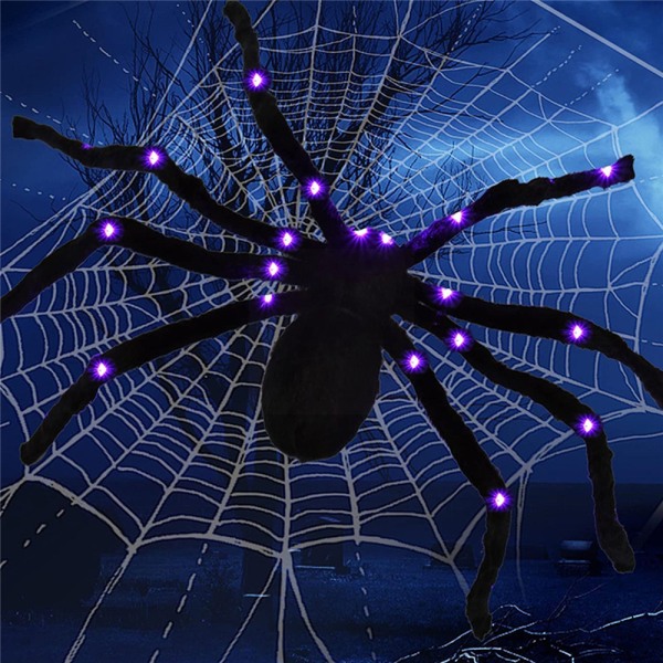 Halloween Portabla Lyktor Orange Ljus LED-lampa För Bar 90cm