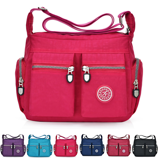 Damväskor Messenger Cross Body Väskor Axelväska Semester Resväska Handväskor Sky Blue
