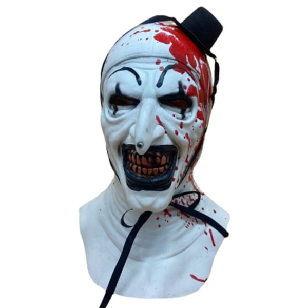 Terrifier 2 Art the Clown Mask Cosplay Kostym Maskerad rekvisita B