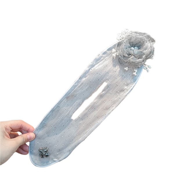 Hårklämma för kvinnor med blommor, frisyr, twist-frisyr, bulle, flexibel bulle-skapare E