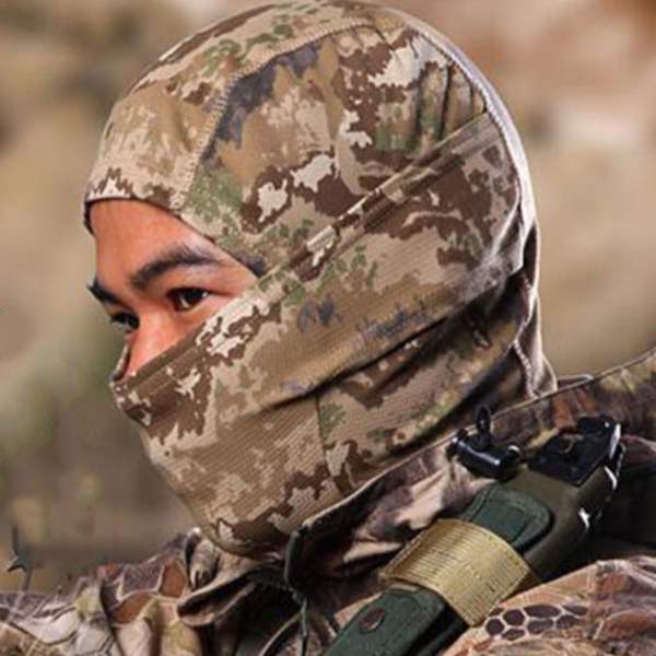 Taktisk Balaclava Camo Mask Halsrör Scarf Utomhusjakt #2