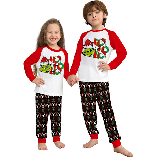 Jouluinen perhepyjama-setti, yhteensopivat juhlapyjamahaalarit Kids 4