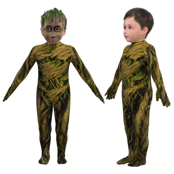 Guardians Of The Galaxy Cosplay Tights Groot Kroppsdräkt Outfit 150cm