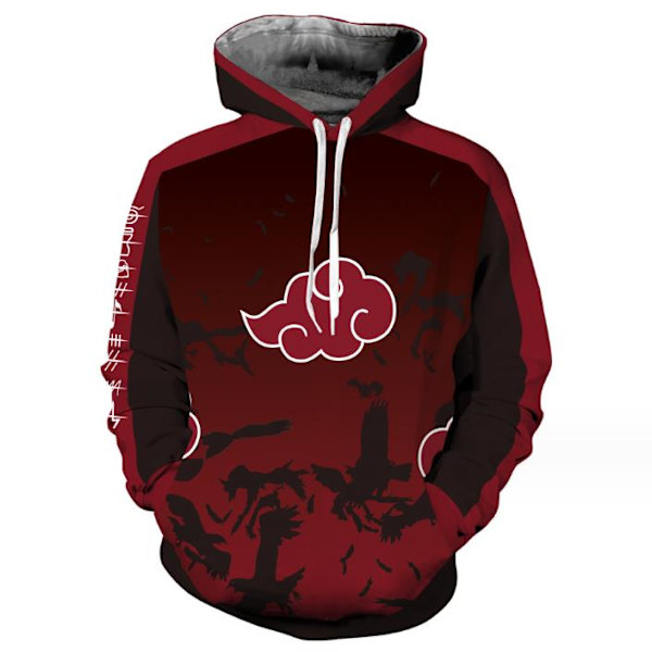 Barn Pojkar 3D Anime Naruto Hoodie Sweatshirt Tröja Pullover Topp B 140cm