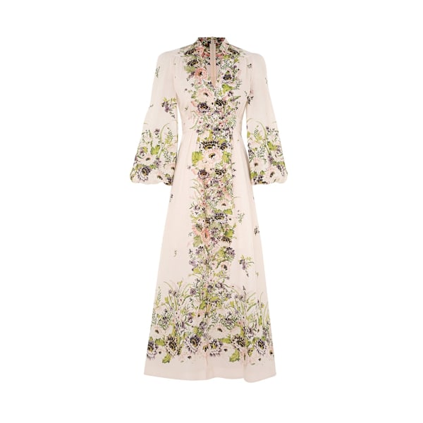HALLIDAY PLUNGE MIDI KJOLE M
