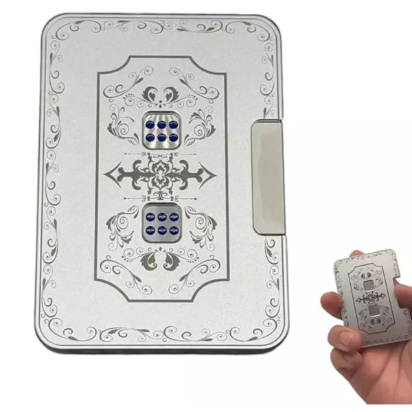 Kreativ mekanisk tärningssnurra, tärningssnurra i aluminiumlegering Fidget-leksak