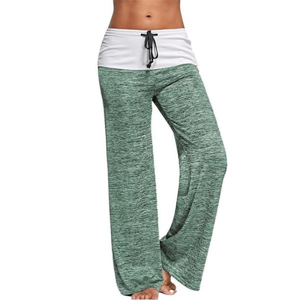 Dam Pyjamasbyxor Loungebyxor Nattbyxor green XL